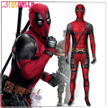 

Deadpool Cosplay Costume Wade Winston Jumpsuit Halloween Outfit Bodysuit Suit COSPLAYONSEN Made