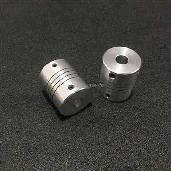 

2pcs DR 5x8mm D20 L25 5mm to 8mm Flexible Coupling CNC Stepper Motor Shaft Coupler 3D Printer Encoder Connector Aluminium