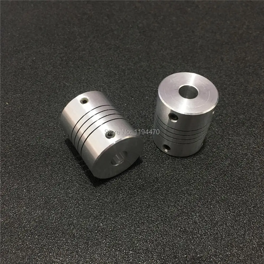 2pcs OD 19x25 Aluminium Flexible Shaft Coupling DR 3mm to 10mm 3/4/5/6/6.35/7/8/10mm CNC Stepper Motor Coupler Encoder Connector |