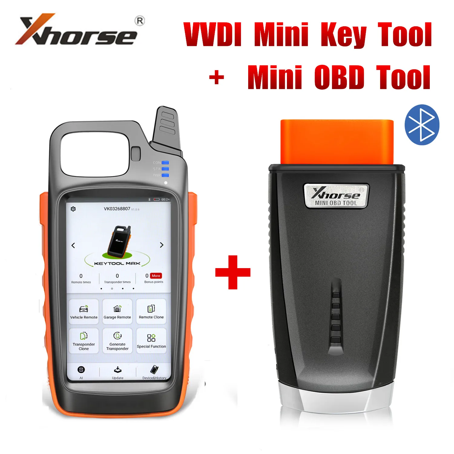 Xhorse VVDI Key Tool MAX Remote и чип-генератор plus MINI OBD |