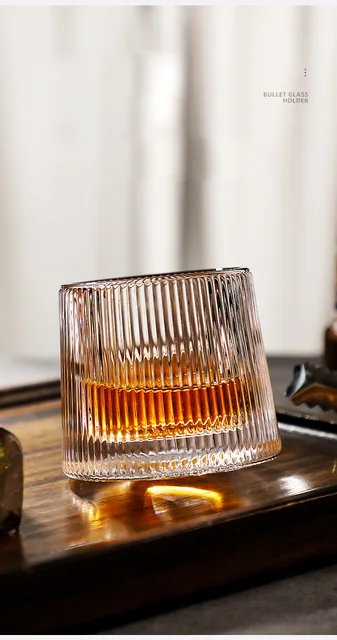 Verre à whisky créatif rotatif à 360 °, Transparent, rouge, pour Cocktail,  vin, bière, anti-Stress, pour Bar, cuisine domestique - AliExpress