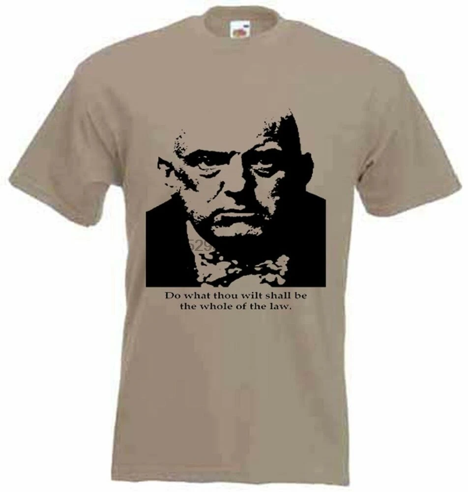 Футболка ALEISTER CROWLEY сделайте то что хотите-Magick оккультистичный языческий выбор