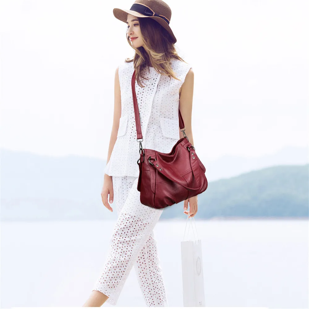 Роскошные кожаные сумки Bolsas De Mujer, женские сумки, дизайнерские сумки высокого качества, женские ручные сумки через плечо для женщин