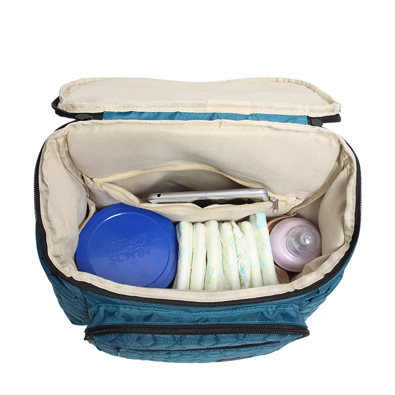 

Tello Leith New Style Europe And America Style Retro Fashion Large-Volume MOTHER'S Bag Waterproof And Breathable Mummy Backpack