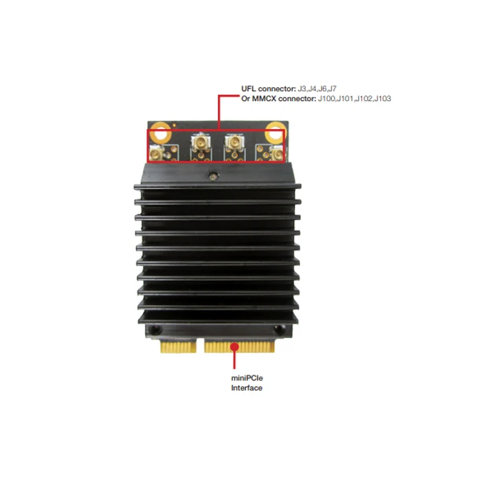WLE1216V5-20 промышленного класса мини PCIe беспроводной модуль QCA9984 4X4 MIMO 5 ГГц 802.11AC волна 2 80+ 80 МГц U. FL разъем MMCX