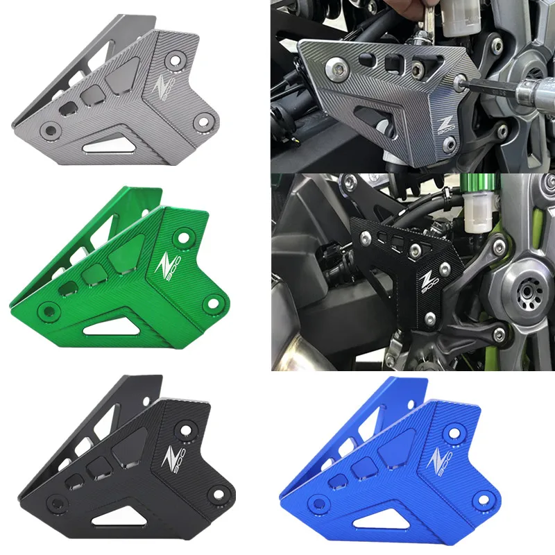 

For KAWASAKI Z900 Z 900 2017 2018 2019 2020 2021 Motorcycle Accessories FootPeg Footrest Rear SET Heel Plates Guard Protector