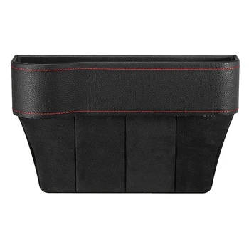 

Car Universal Driver Side Seat Space Storage Box For Pocket Organizer Phone Holders Black