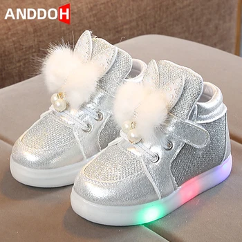 

Size 21-30 Children Toddler Baby Shoes Led Luminous Glowing Sneakers with Light Girl Children Shoes Sneakers with Luminous Sole