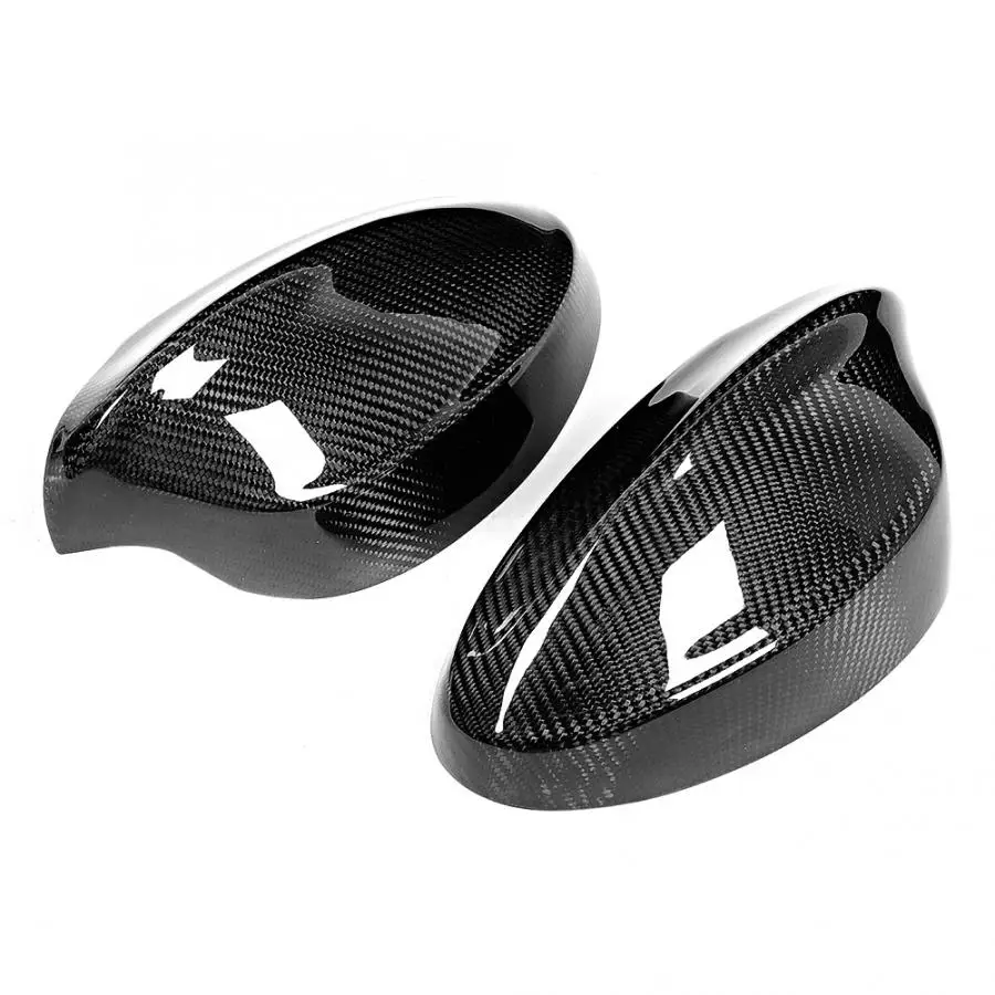 1 Pair Left And Right Hand Drive Carbon Fiber Rearview Mirror Cover Fit for E90 3 Series 4 Door Sedan 2005 2006 2007 2008