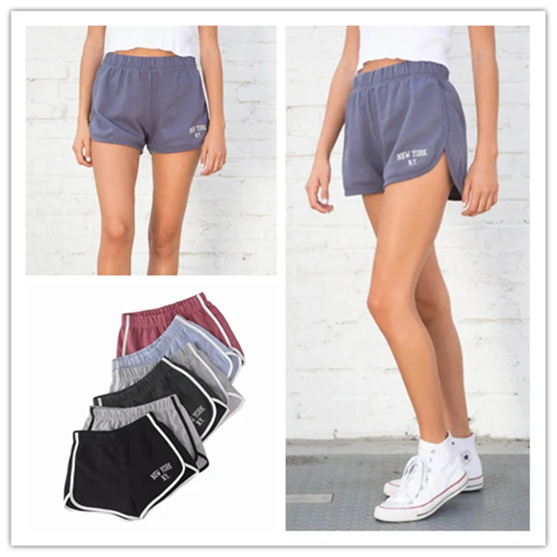 Women's Embroidered Letter Stretch Shorts, Girl Sport Shorts, Brandy Sweatpants, Summer Sweat Pants, Fashion