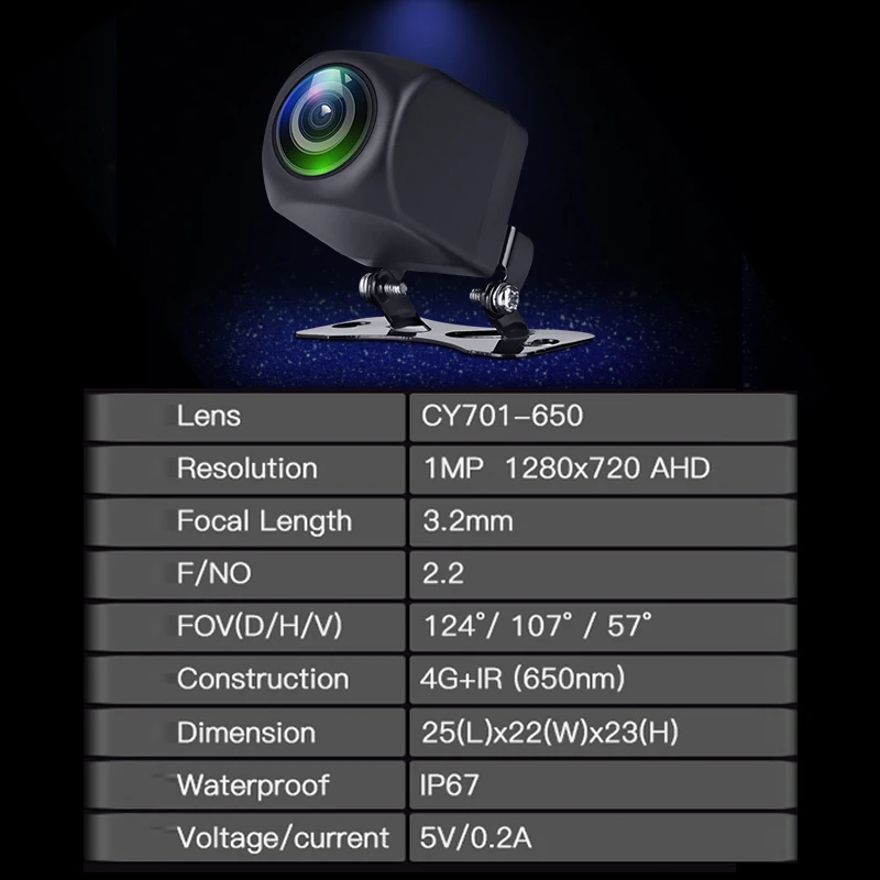 Автомобильный видеорегистратор FHD 1080P WIFI GPS камера заднего вида с ночным