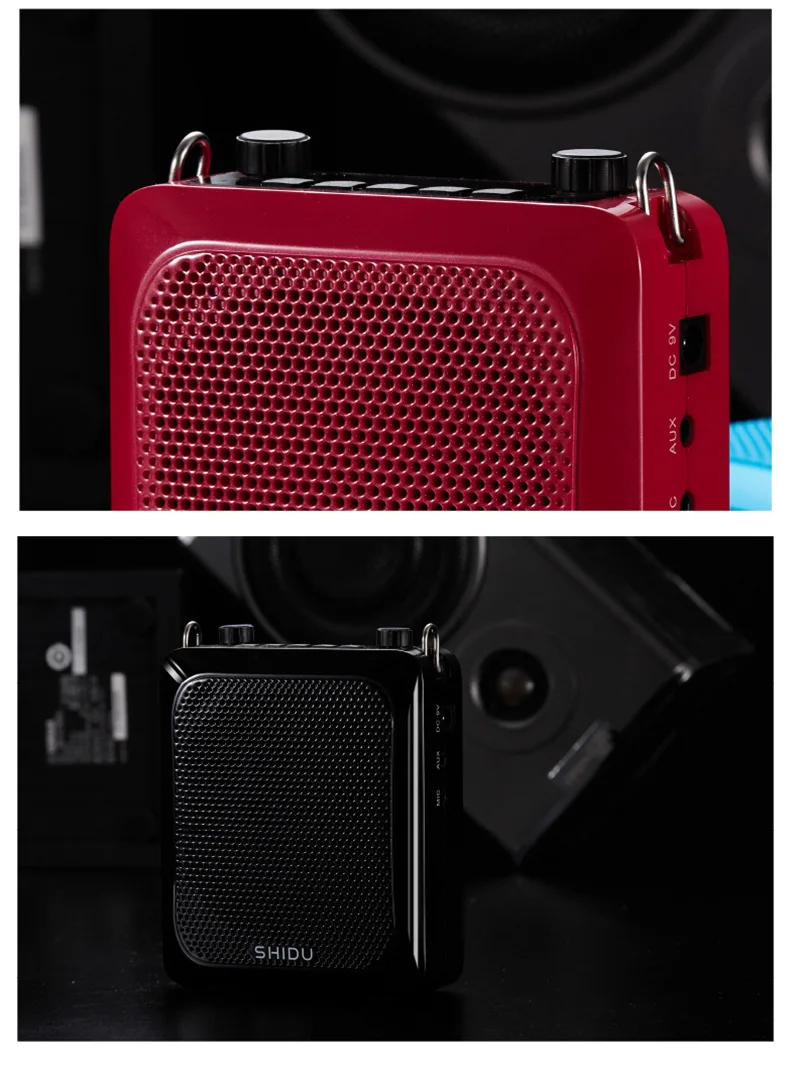 UHF беспроводной Bluetooth усилитель голоса 30 Вт портативный музыкальный плеер мегафон с микрофоном Пояс Поддержка AUX U диск USB Мини громкоговоритель