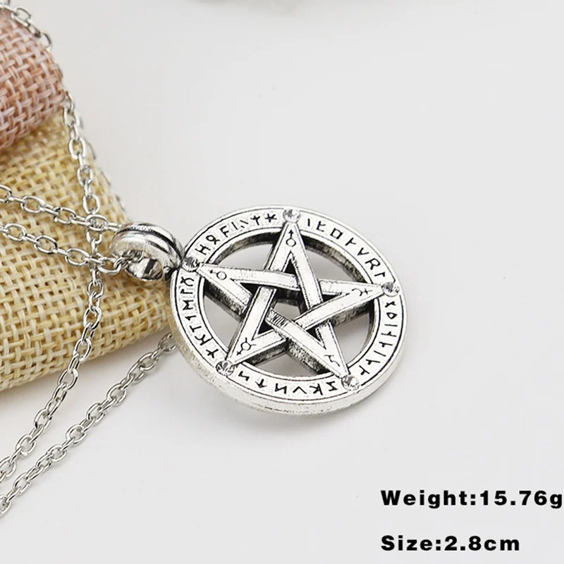 My Shape Pentacle иврит Шарм пентаграмма кулон состояние мужчины t Ожерелье Мужчины