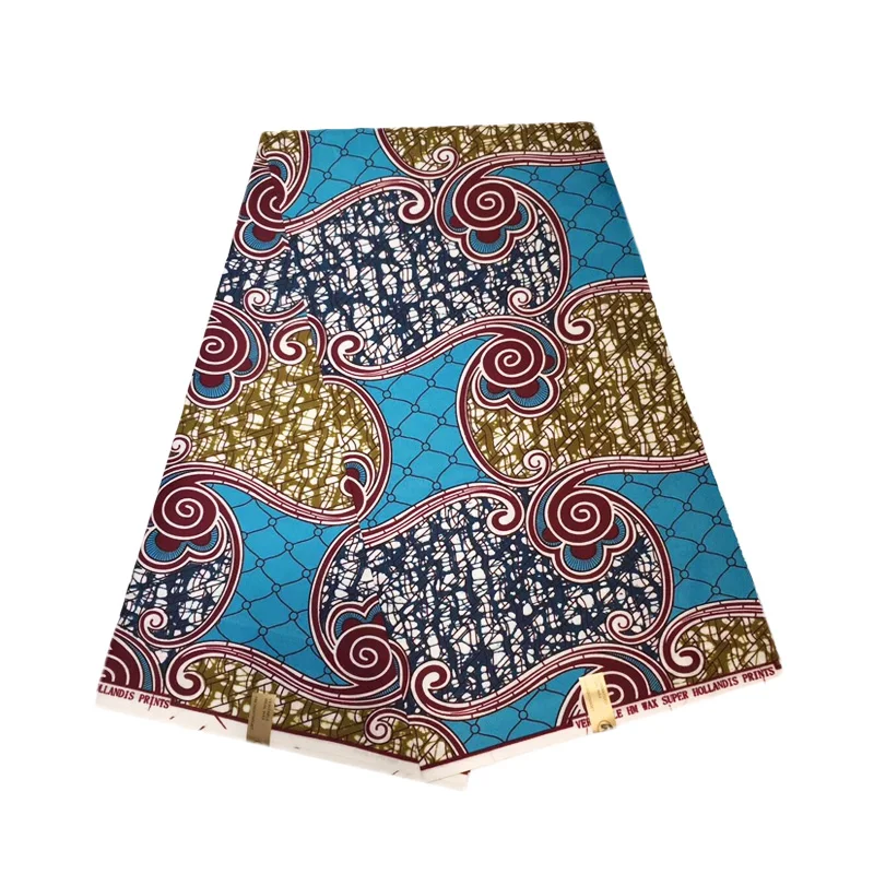 

Pretty yellow wax printed fabric veritable wax hollandais style Nigeria Ankara Africa java wax fabric 6yads/pcs for java cloth