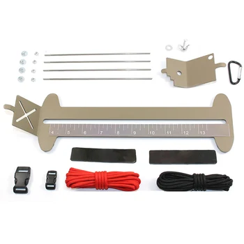 

Adjustable Metal Weaving DIY Craft Maker Paracord Jig Bracelet Maker Paracord Tool Kit