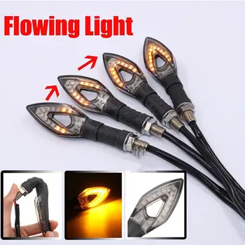 

Factory Direct 14 LED Motorcycle Turn Signal Light Streamer Indicator Light
