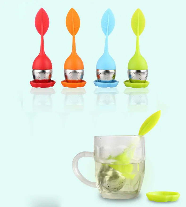 NEW Kitchen Tools Tea Infuser Stainless Steel Cute Tea Ball Sweet Leaf Tea Strainer for Brewing Device Herbal Spice Filter