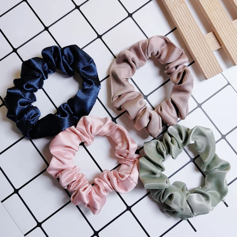 

Elastic Bands For Hair Wild Sweet French Retro Gentle Imitation Velvet Color Large Intestine 5 Headwear2020
