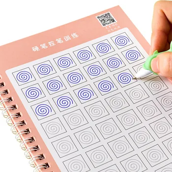 

6 livros caligrafia para copybook bebê aprendizagem pintura aritmética matemática crianças hardwriting prática livro magia copyb