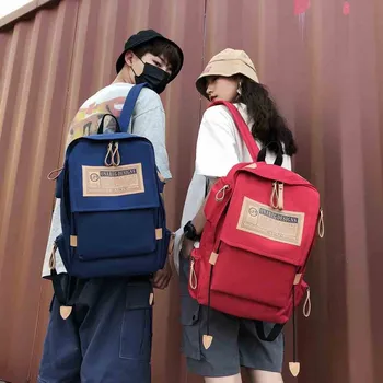 

Men And Women Backpack Fashion Casual Student Bag Large Capacity Computer Bag Multi-Function Bagpack Ladies School Backpack