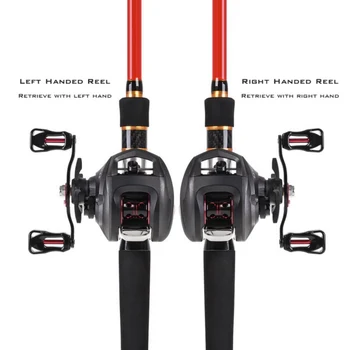 

Dual Brake Baitcasting Reel Fishing Gear Water Drop Wheel Right / Left Hand Bait Casting Fishing Reel Lure Reel Tool
