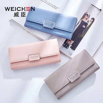 

2020 New Style Women's Wallet Buckle Clutch Long Wallet Clutch Bag