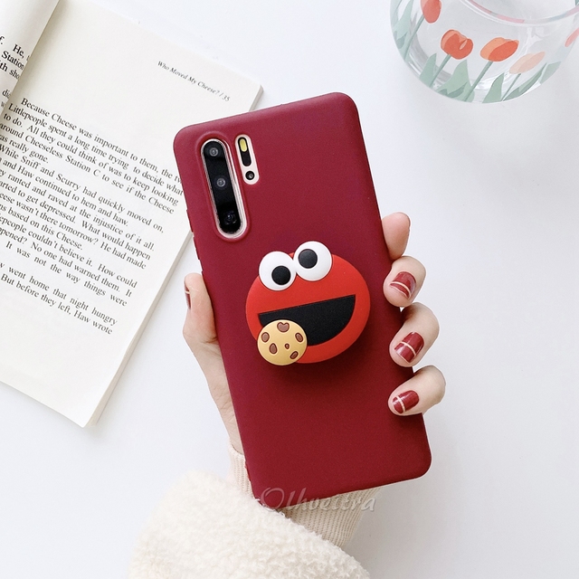 Cartoon Phone Holder Case For Xiaomi Redmi Note 8 9 Pro 7 9S 8T Cover Soft Silicone TPU Stand Case For Xiaomi Redmi 10X 8A 7A