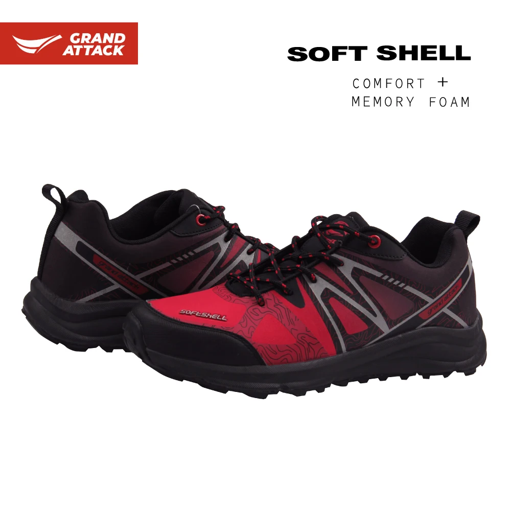 Men Soft Shell Outdoor Sneaker Lightweigh Lace up Sport Shoe Camping Running Trekking Hiking Walking Shoes Free Shipping |