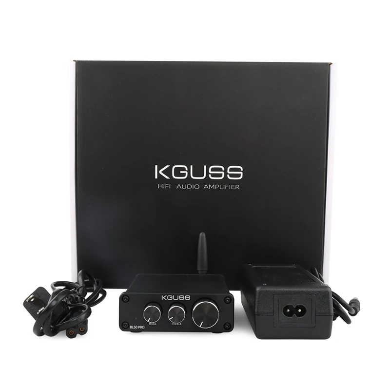 ABKK-KGUSS BL50 PRO Bluetooth 5,0 усилитель цифровой усилитель TPA3116D2 HIFI 50Wx2 аудио усилитель мощности-вилка США