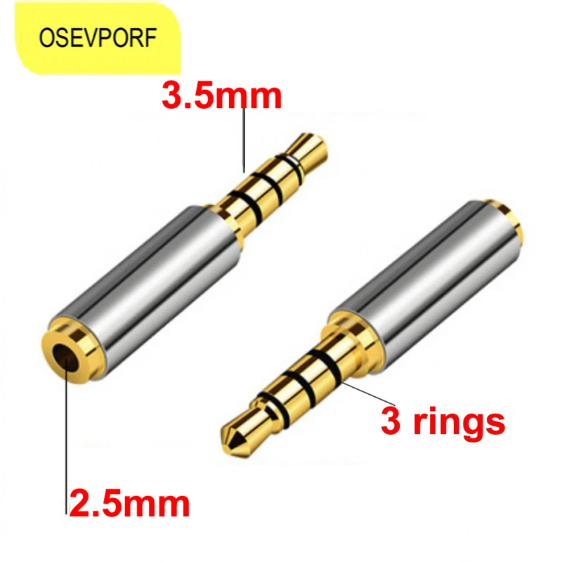 Jack 3.5 mm to 2.5 Audio Adapter 2.5mm Male 3.5mm Female Plug Connector for Aux Speaker Cable Micphone Headphones Headset | Мобильные