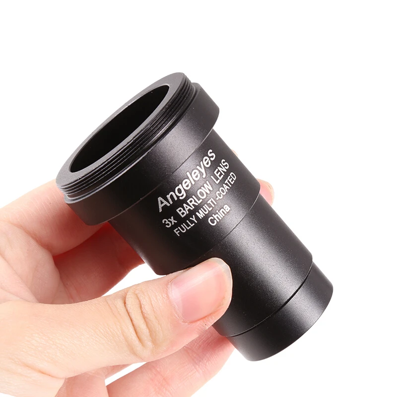 Barlow Lens 3X Fully Multi Coated Metal Thread M42 for Astronomical Telescope Eyepiece Accept T Ring with 1.25 inches Interface |
