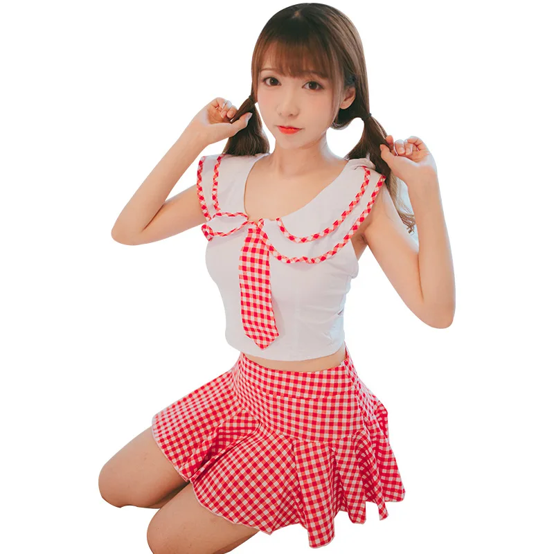 Женское сексуальное маскарадное белье Kawaii Студенческая кукла в форме воротника