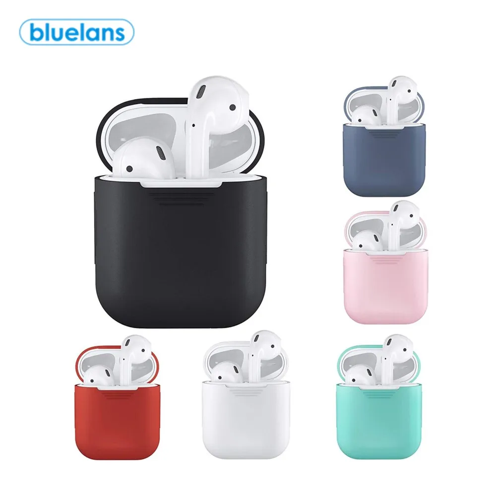 

Shockproof Soft Silicone Protector Case Cover Shield for Apple AirPods Earphones