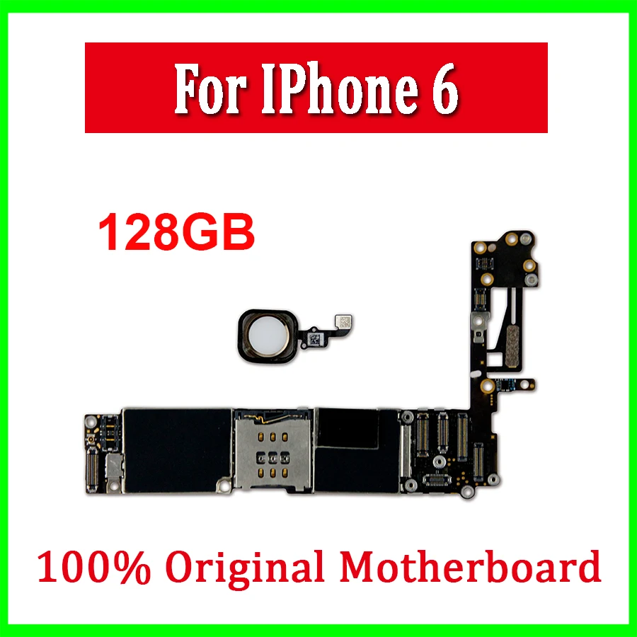 Заводская разблокированная материнская плата для iPhone 6 с Touch ID логические платы