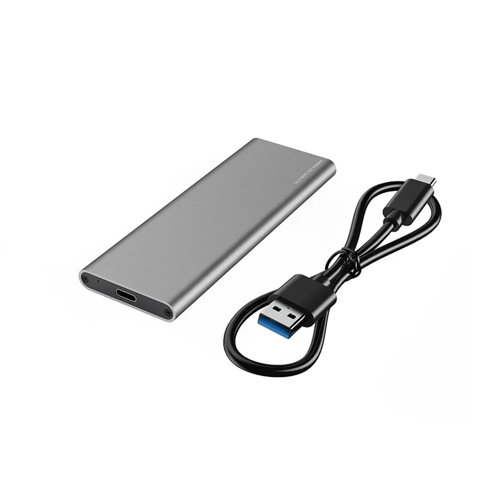 Твердотельный жесткий диск SSD коробка 6100-RTKM.2 NGFF PCI-e NVMe к USB3.1 корпус твердотельного жесткого диска адаптер коробка