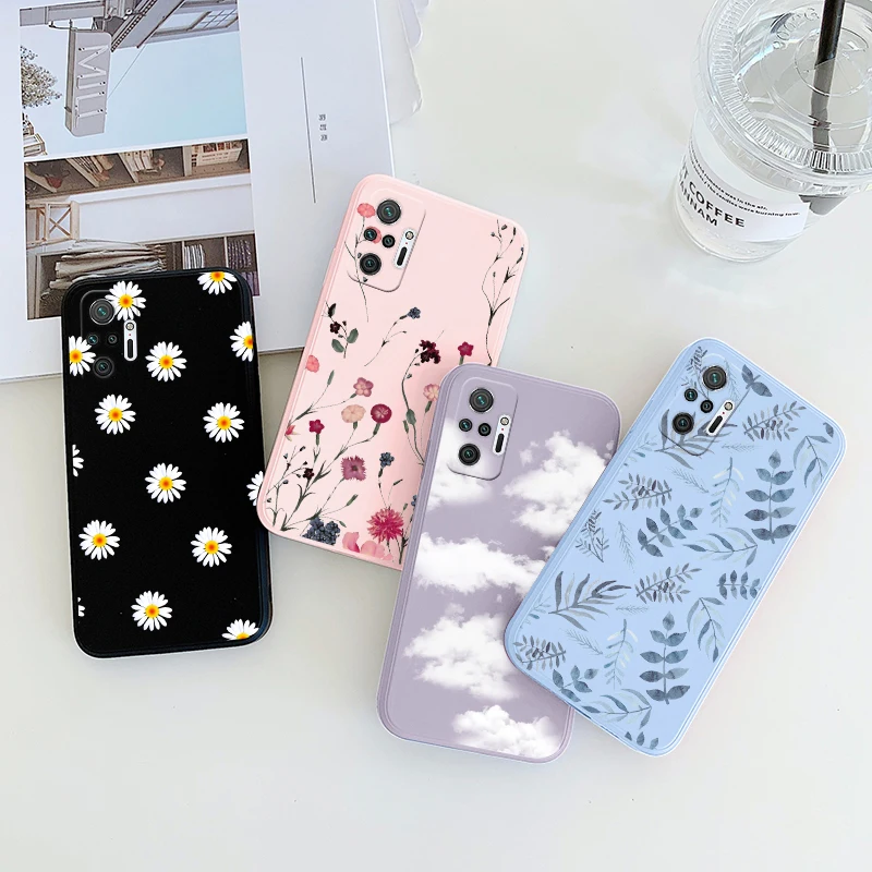 For Xiaomi Redmi Note 10 10S Pro Max Phone Case Silicone Bag Back Cover note10 10pro S Coque Bumper TPU | Мобильные телефоны и