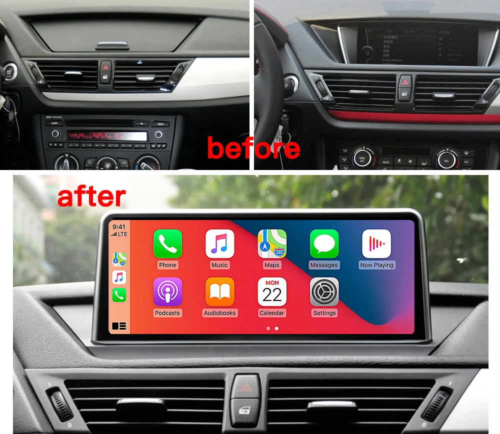 Drahtloses Apple CarPlay BMW X1 E84 Android Auto ohne AndroidSystem 1 Ewaying DEUTSCHLAND