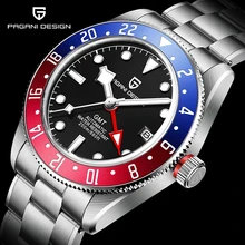 

PAGANI Design 2021 BB58 NEW GMT Luxury Sapphire Mechanical Automatic Watch Men Accessories Waterproof Bracelet Relogio Masculino