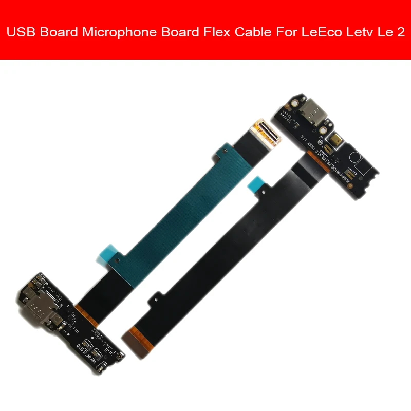 USB Зарядное устройство доска для Letv LeEco Le 2 Le2 X620 зарядки Порты и разъёмы данных USB док-станция гибкий плоский бортовой кабель Запчасти для авто