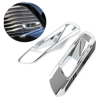 

2Pcs Car Chrome Front Fog Lamp Light Cover Trim for Toyota Camry SE XSE 2018