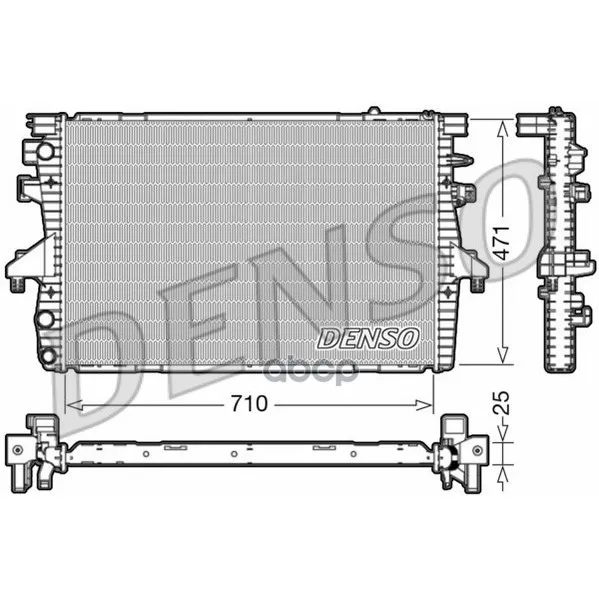 Радиатор(Vw Transporter V / Multivan V) Drm32039 Denso арт. DRM32039