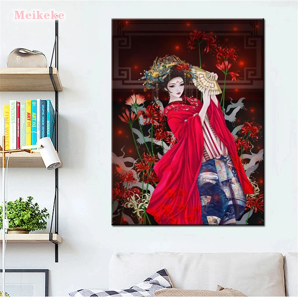 5D DIY Diamond Painting China Ancient woman diamond Embroidery square