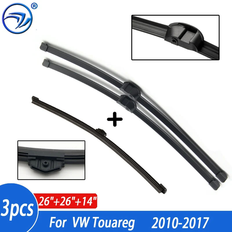 Wiper LHD RHD Front Wiper Blades For VW Touareg 2010 2017 2016 2015