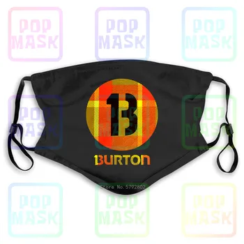 

Dust Mask with Filter Burton Snowboards Medium Euc Plaid Logoinv1833 Washable Reusable Mask