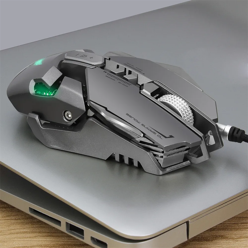 X300GY USB Проводная 4000 точек/дюйм 7 кнопок оптическая игровая мышь светодиодный подсветка игровая мышь геймер ноутбук PC Souris Gamer