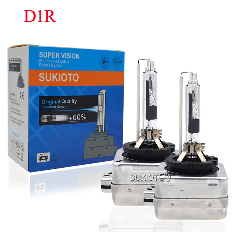 SUKIOTO 35W Canbus ксеноновый D1S 6000K 5000K 4300K 8000K D1R HID комплект ксеноновых передних фар с Canbus Балласт реактор покрытый кожухом 12V 24V Автомобильный светильник