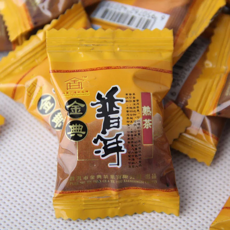 Китайский Юньнань Пуэр спелый чай Золотой классический туоча мини Xiao Tuo