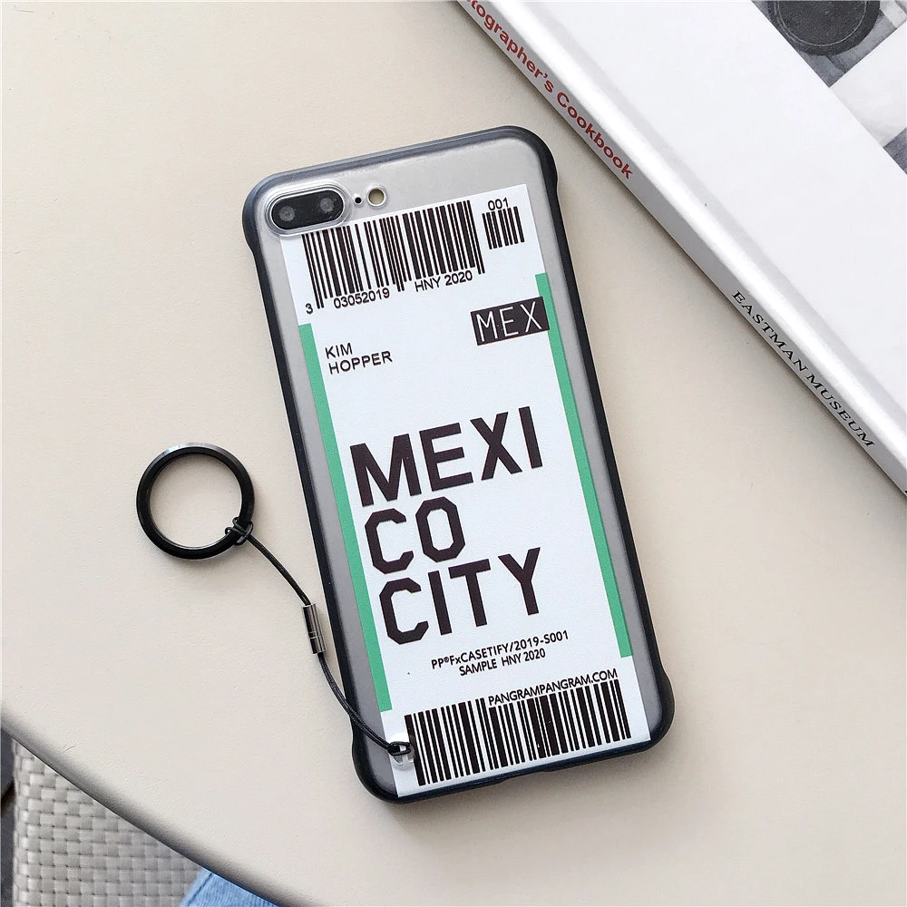 Ins US City Label Bar code Phone Case For iPhone 11 Pro Xs MAX XR X 6 s 7 8 plus Simple letter new York Clear silicon Cover Capa - Цвет: 1