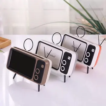 

Portable Wireless Bluetooth Speakers Pth800 Retro Tv Mobile Phone Bracket Card Wireless Speaker Outdoor Wireless Audio