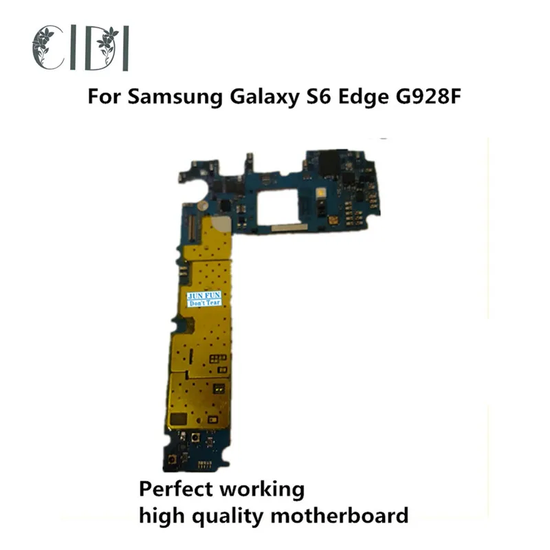Б/у оригинальная материнская плата CIDI для Samsung Galaxy S6 Edge G928F разблокированная